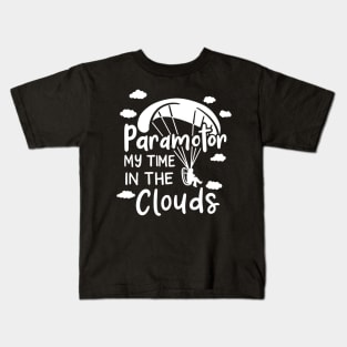 PARAGLIDING: Paramotor Kids T-Shirt